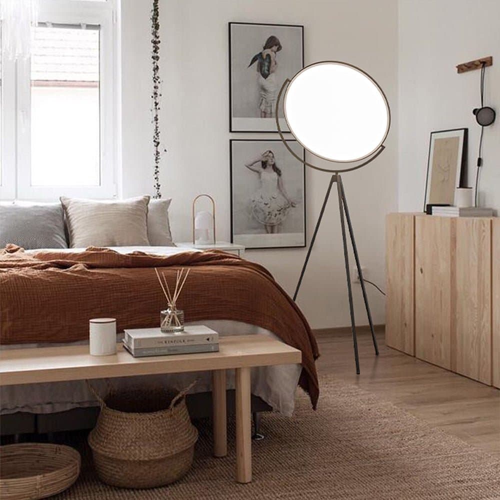 Tilting Disc LED Floor Lamp