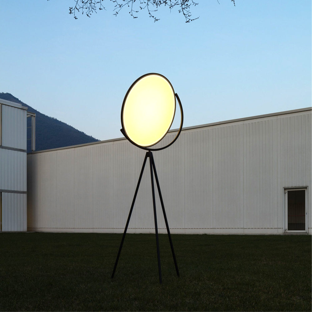 Tilting Disc LED Floor Lamp