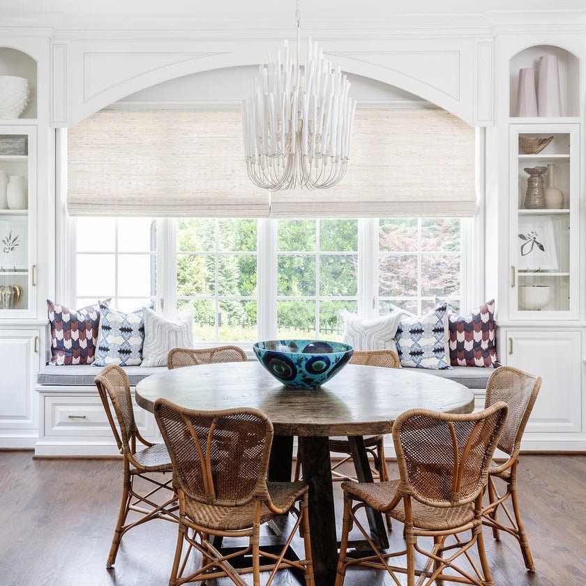 Aspen Layered Wood Rod Chandelier
