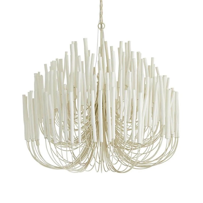 Aspen Layered Wood Rod Chandelier