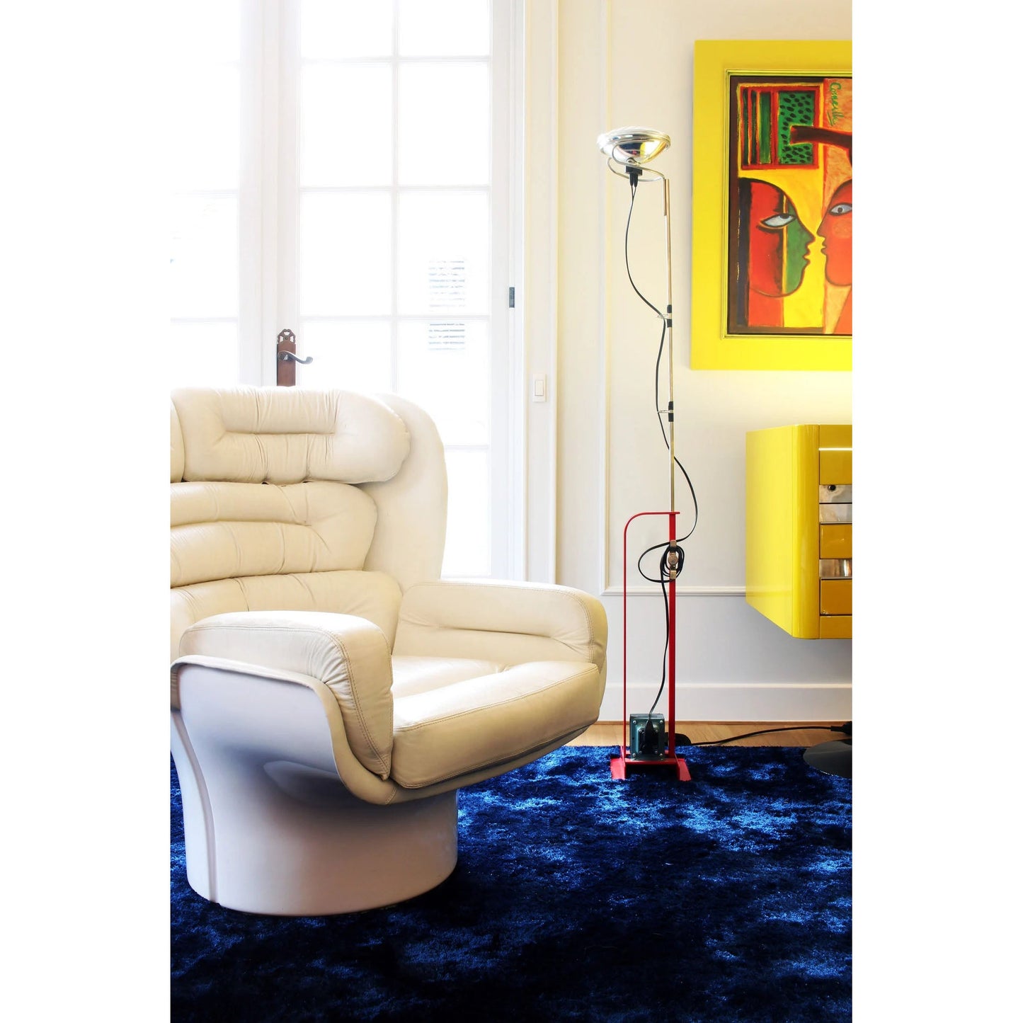 Telescopic Industrial Floor Lamp
