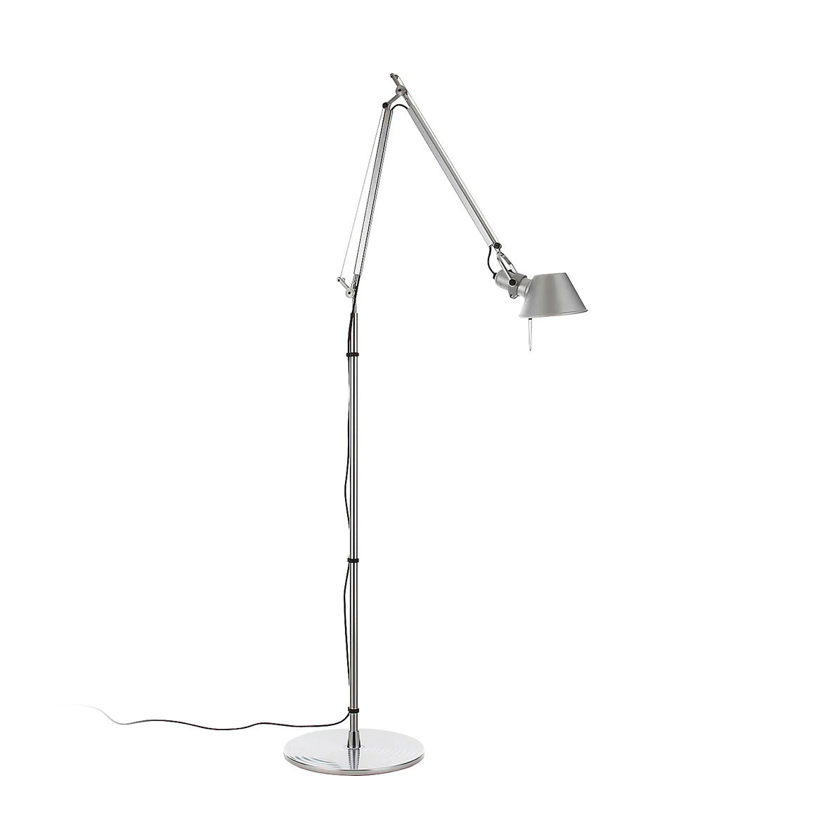 Slim Swing Arm Reading Floor Lamp