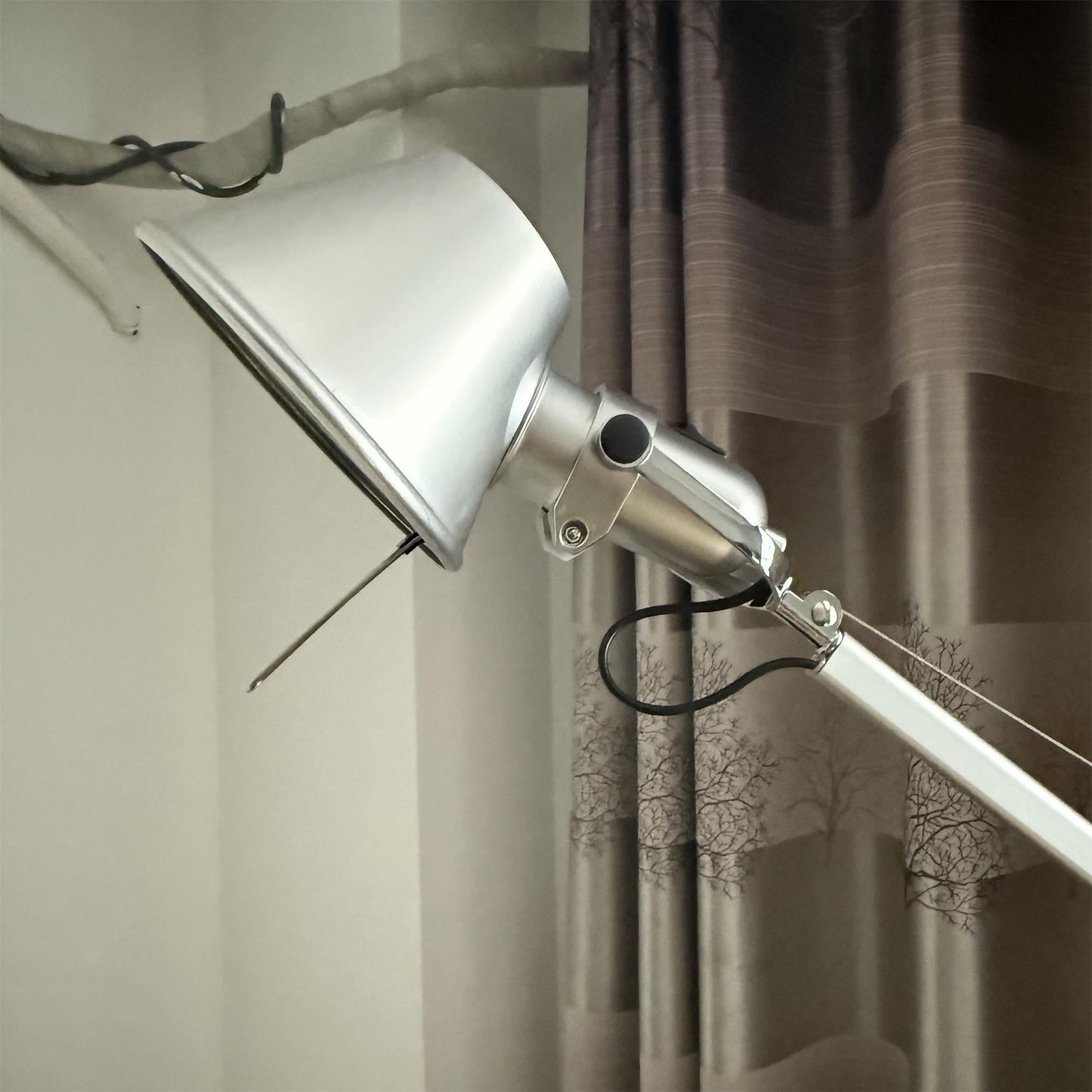 Slim Swing Arm Reading Floor Lamp