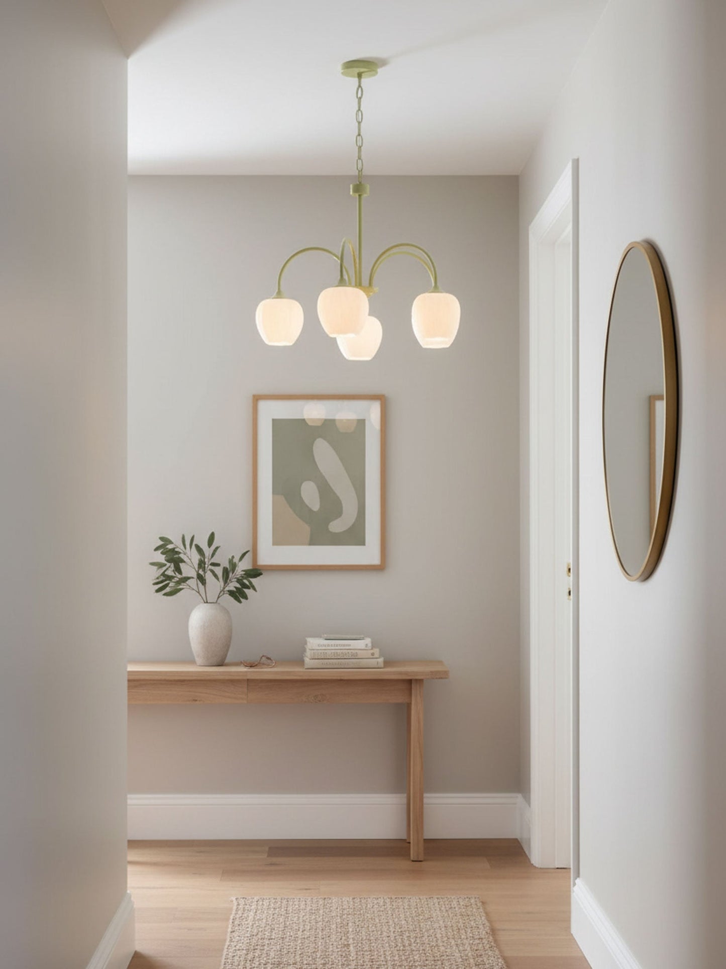 Leiden Tulip Glass Chandelier