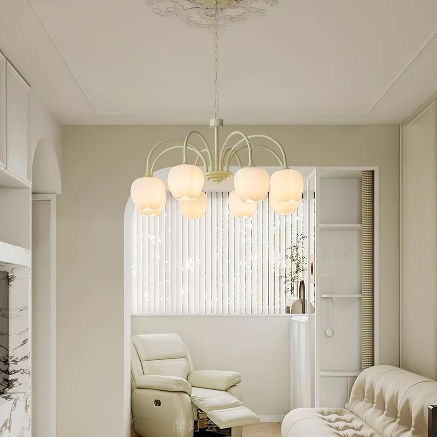 Leiden Tulip Glass Chandelier