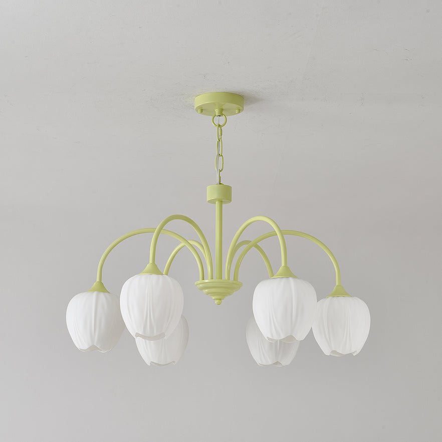 Leiden Tulip Glass Chandelier