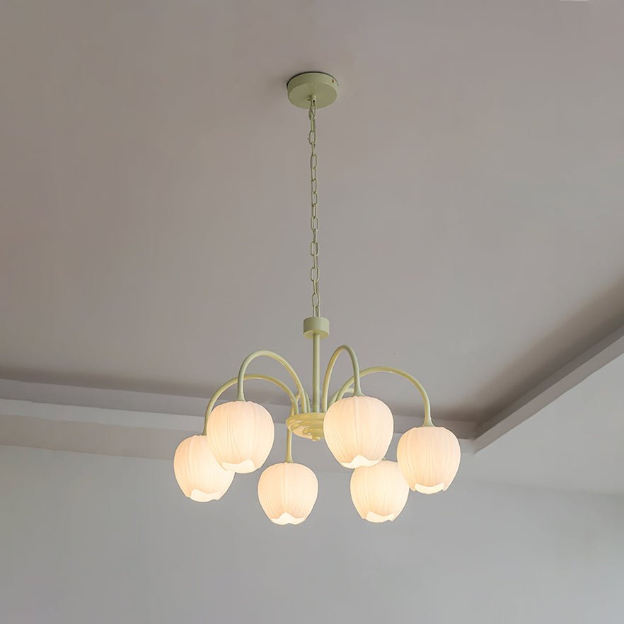 Leiden Tulip Glass Chandelier