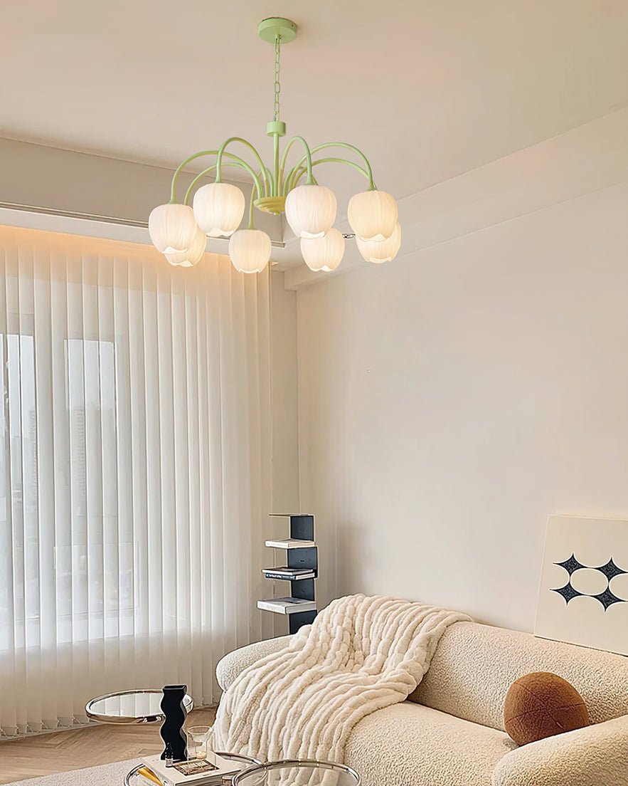 Leiden Tulip Glass Chandelier