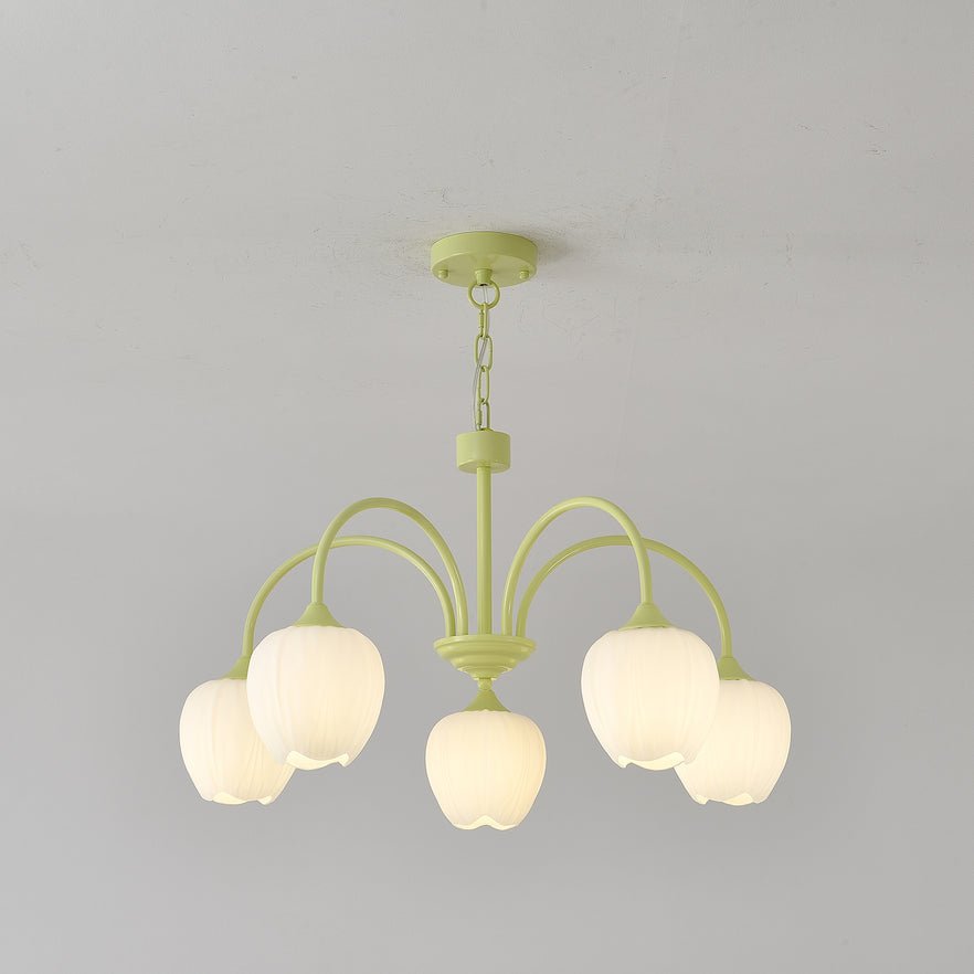 Leiden Tulip Glass Chandelier