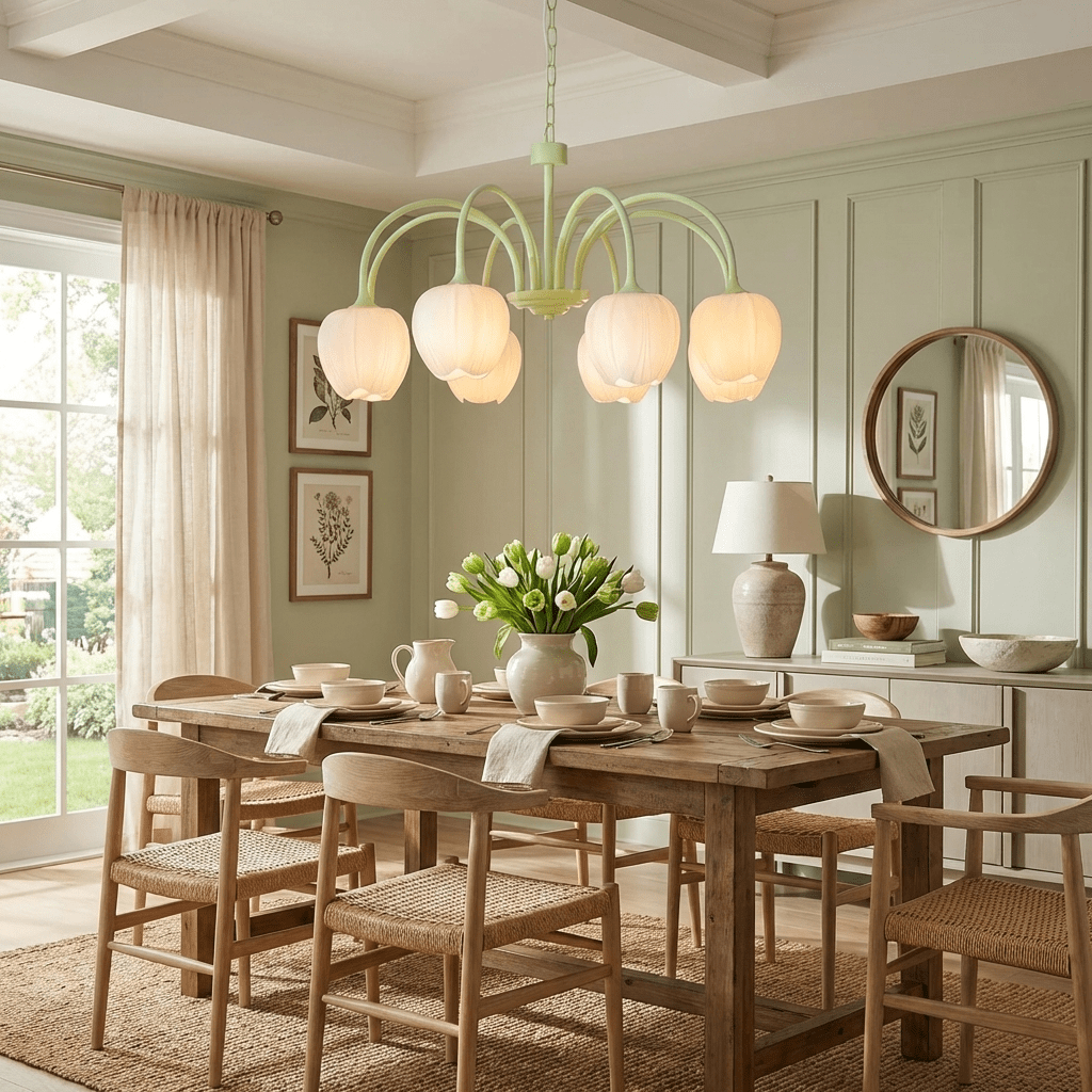 Leiden Tulip Glass Chandelier