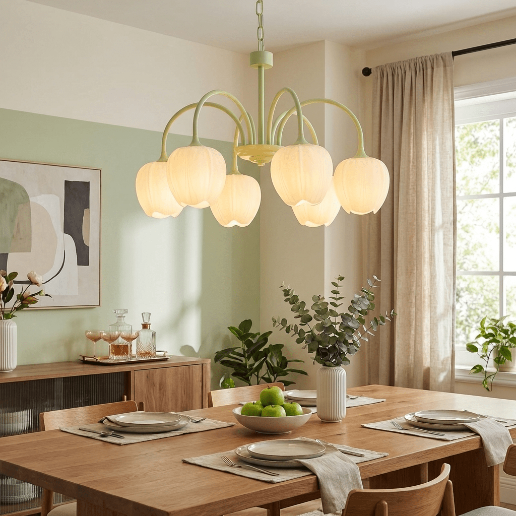 Leiden Tulip Glass Chandelier