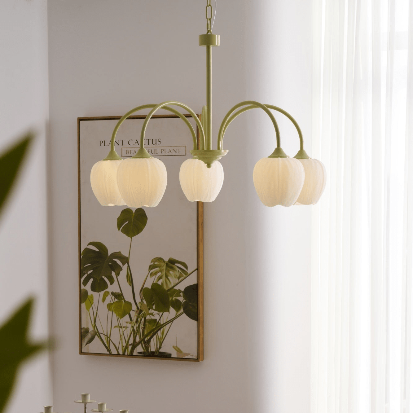 Leiden Tulip Glass Chandelier