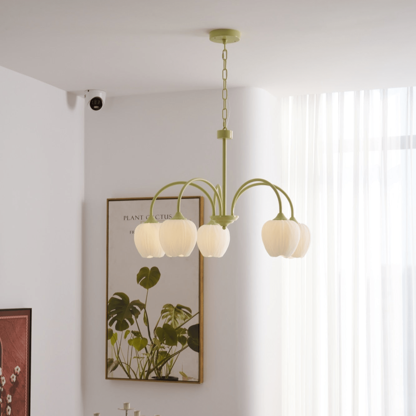 Leiden Tulip Glass Chandelier