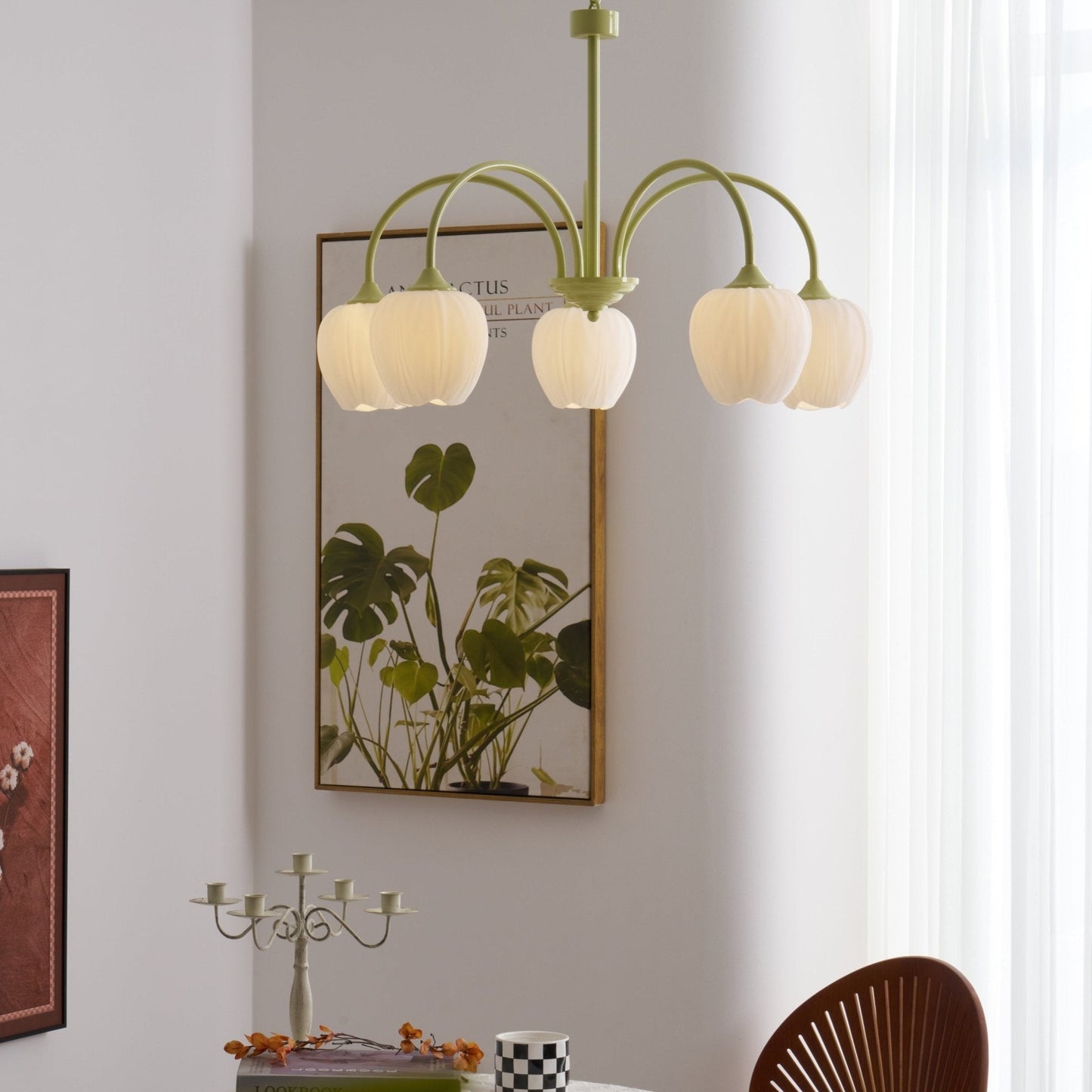 Leiden Tulip Glass Chandelier