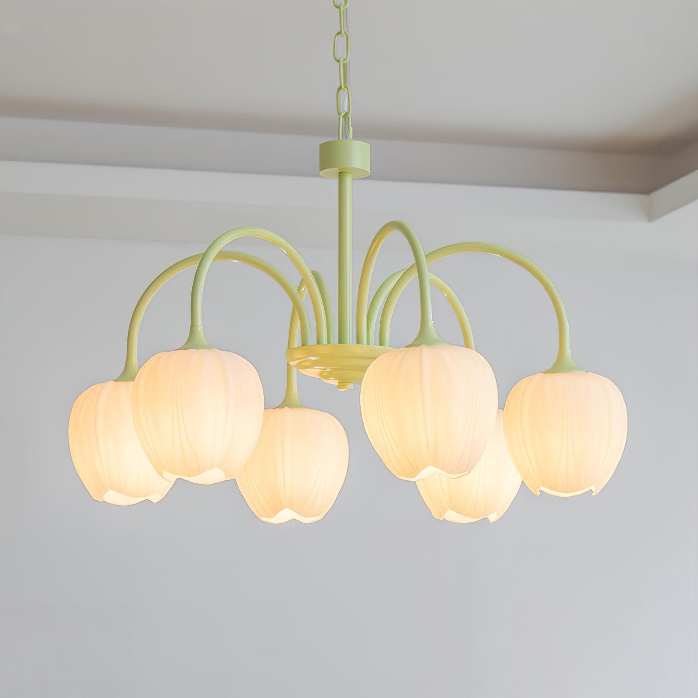 Leiden Tulip Glass Chandelier