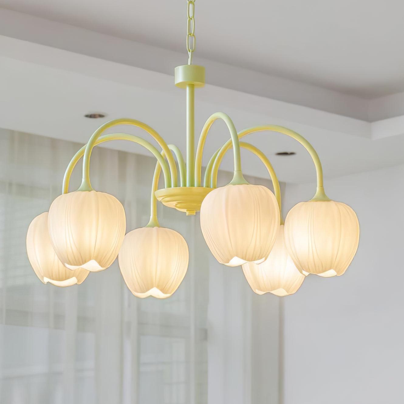 Leiden Tulip Glass Chandelier