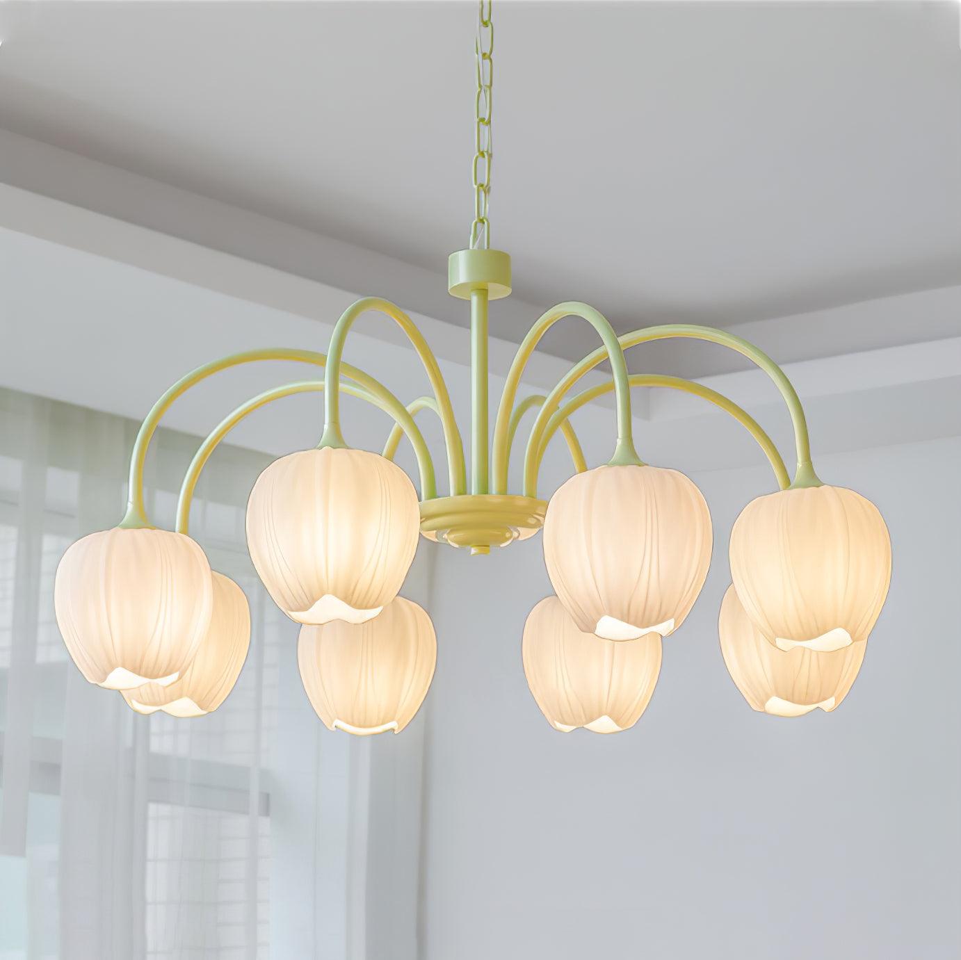 Leiden Tulip Glass Chandelier