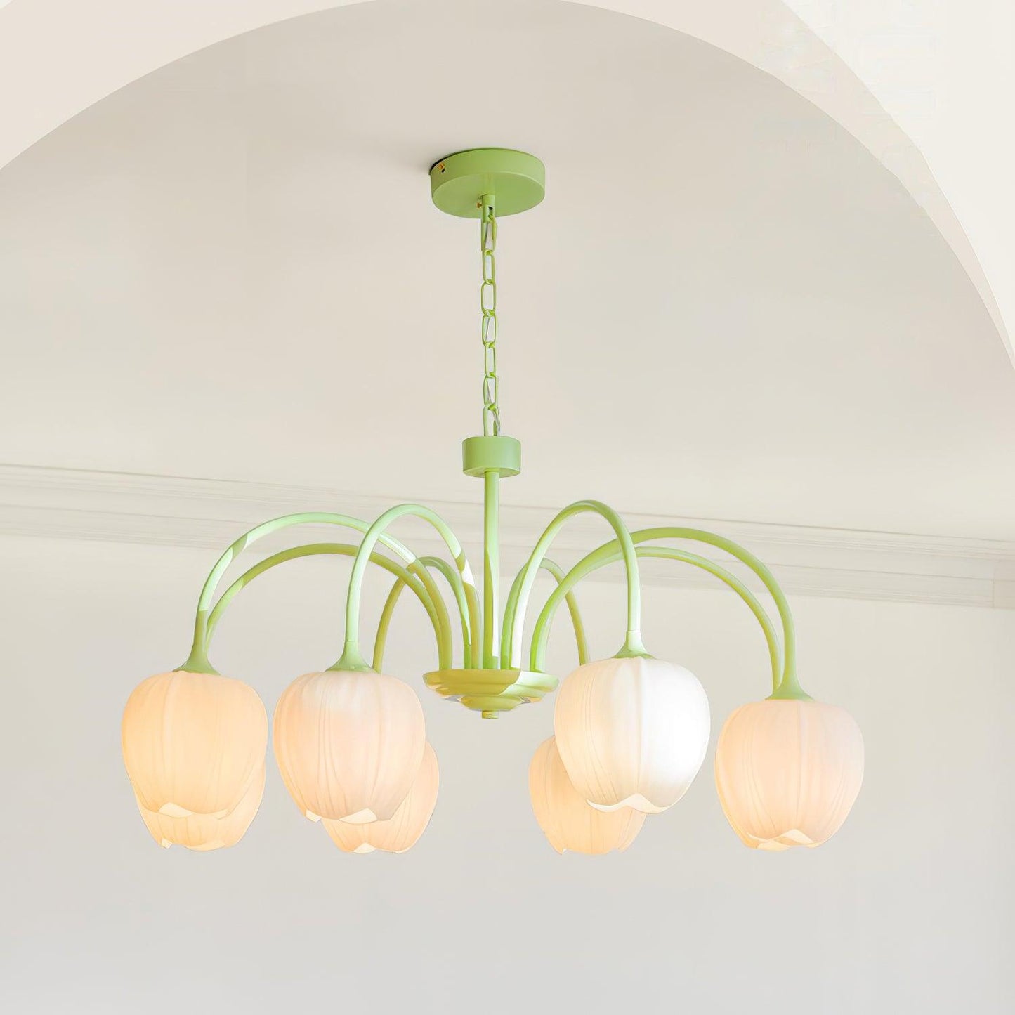 Leiden Tulip Glass Chandelier