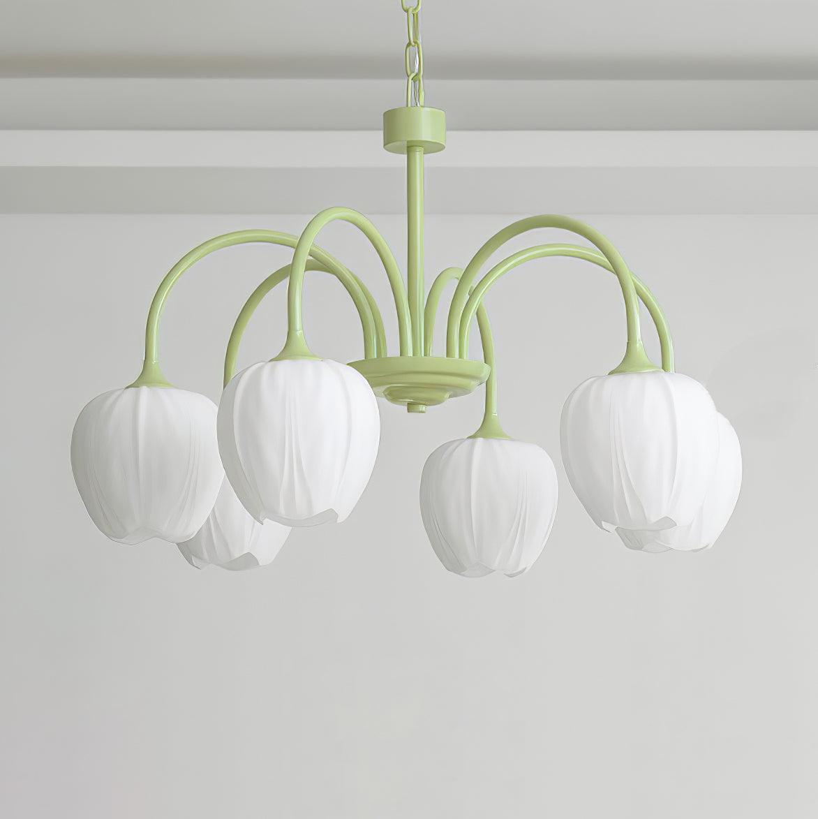 Leiden Tulip Glass Chandelier