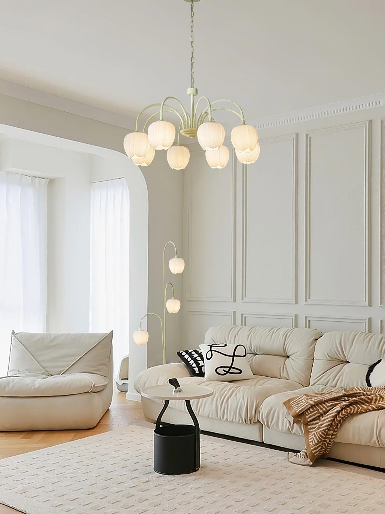 Leiden Tulip Glass Chandelier