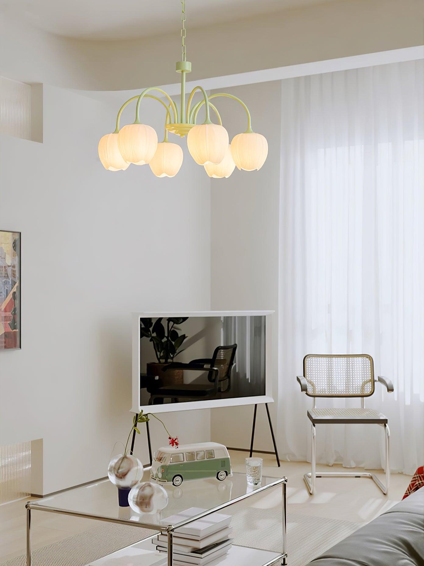 Leiden Tulip Glass Chandelier