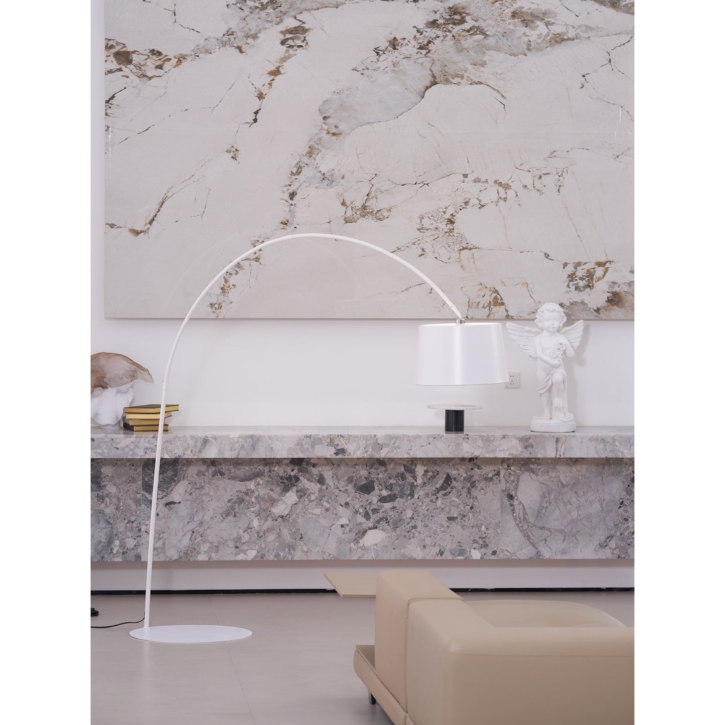 Oversized Curved Arc Floor Lamp