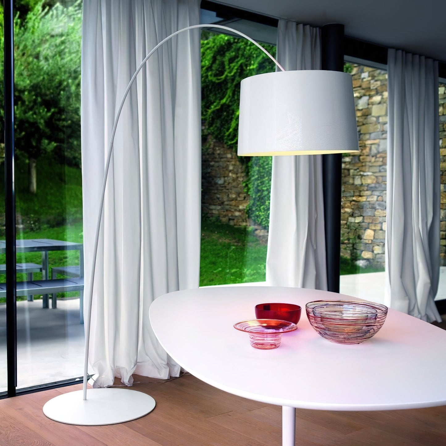 Oversized Curved Arc Floor Lamp
