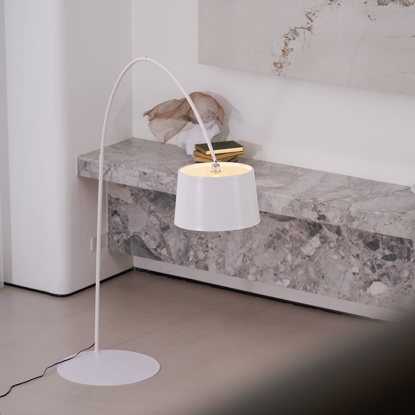 Oversized Curved Arc Floor Lamp