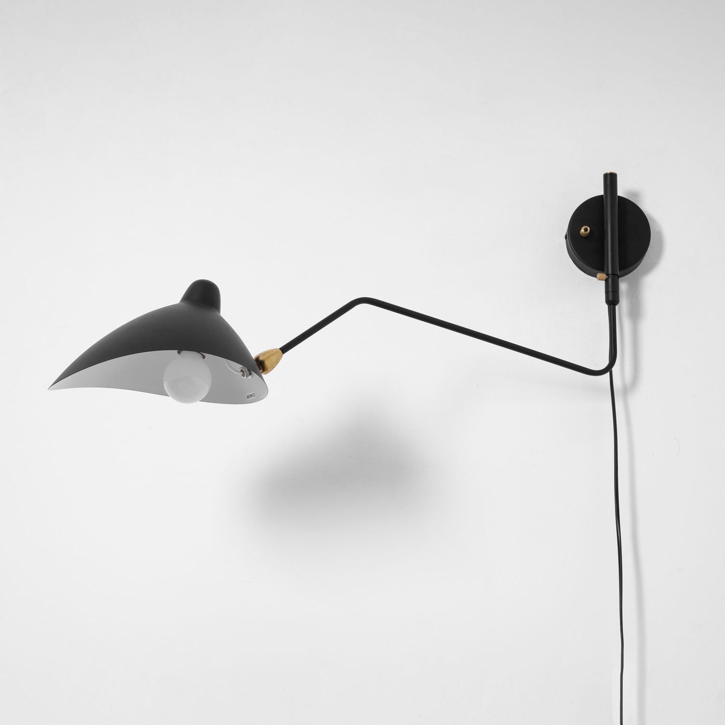 Pivoting Arm Plug In Wall Sconce