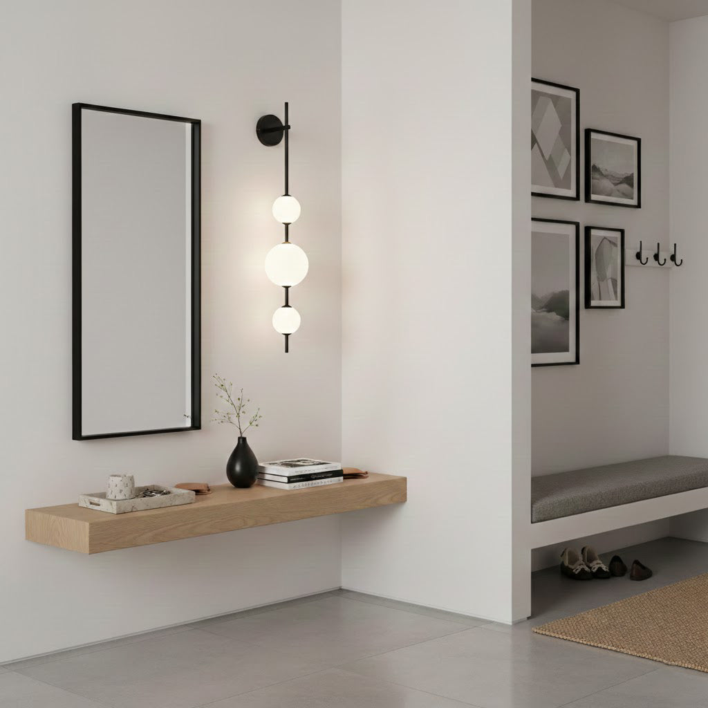 Stacked Globe Wall Sconce
