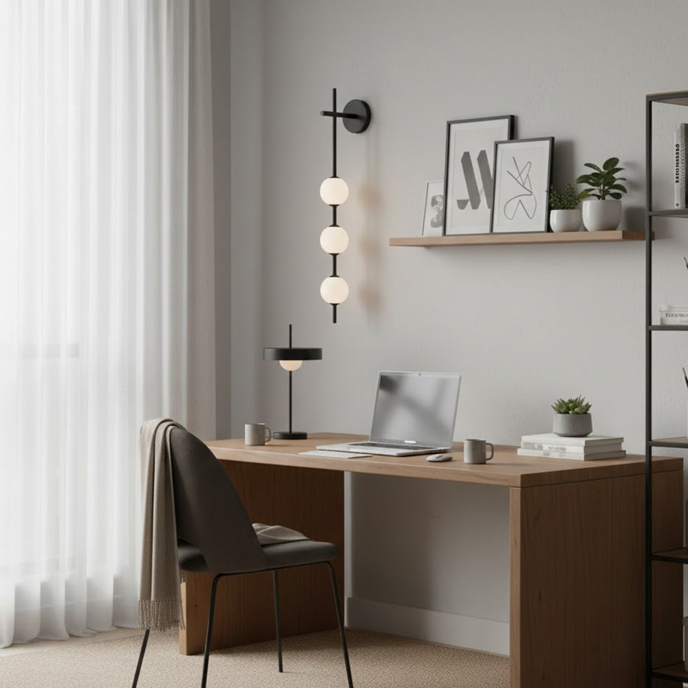 Stacked Globe Wall Sconce