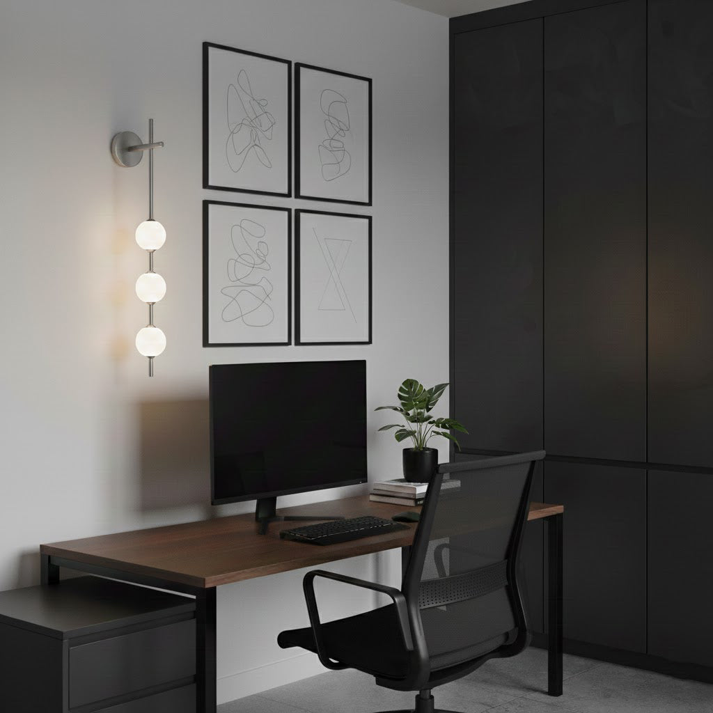 Stacked Globe Wall Sconce