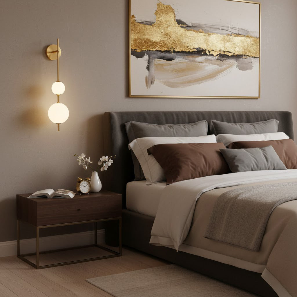 Stacked Globe Wall Sconce
