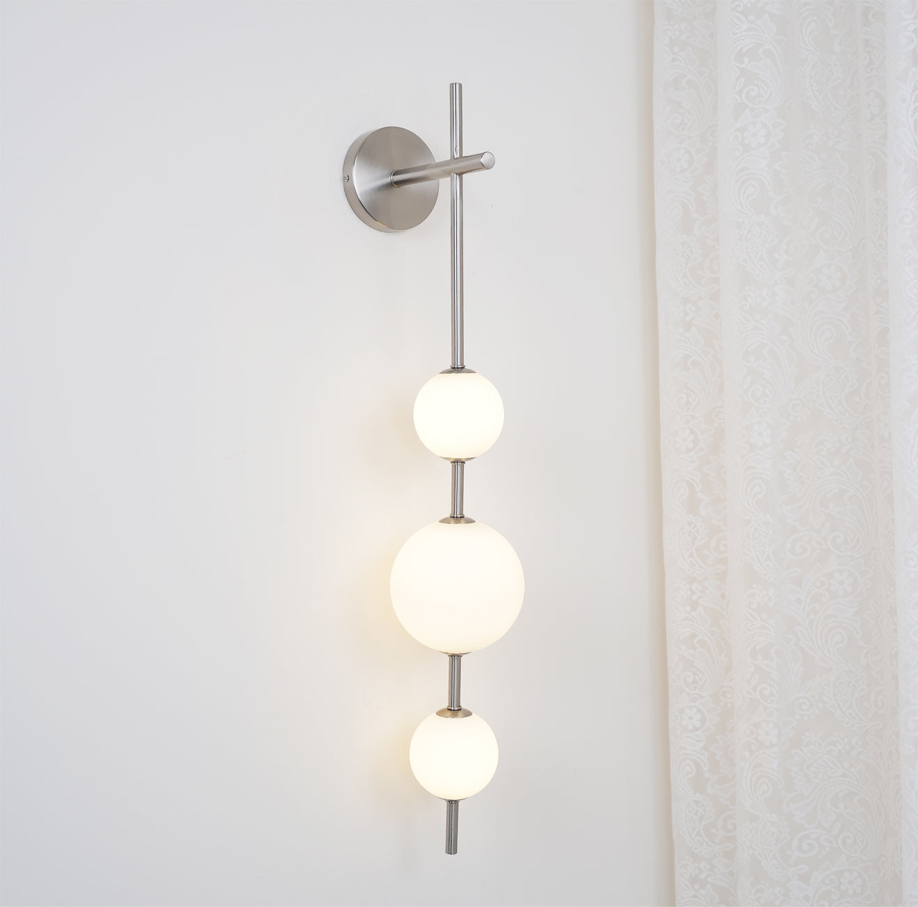 Stacked Globe Wall Sconce