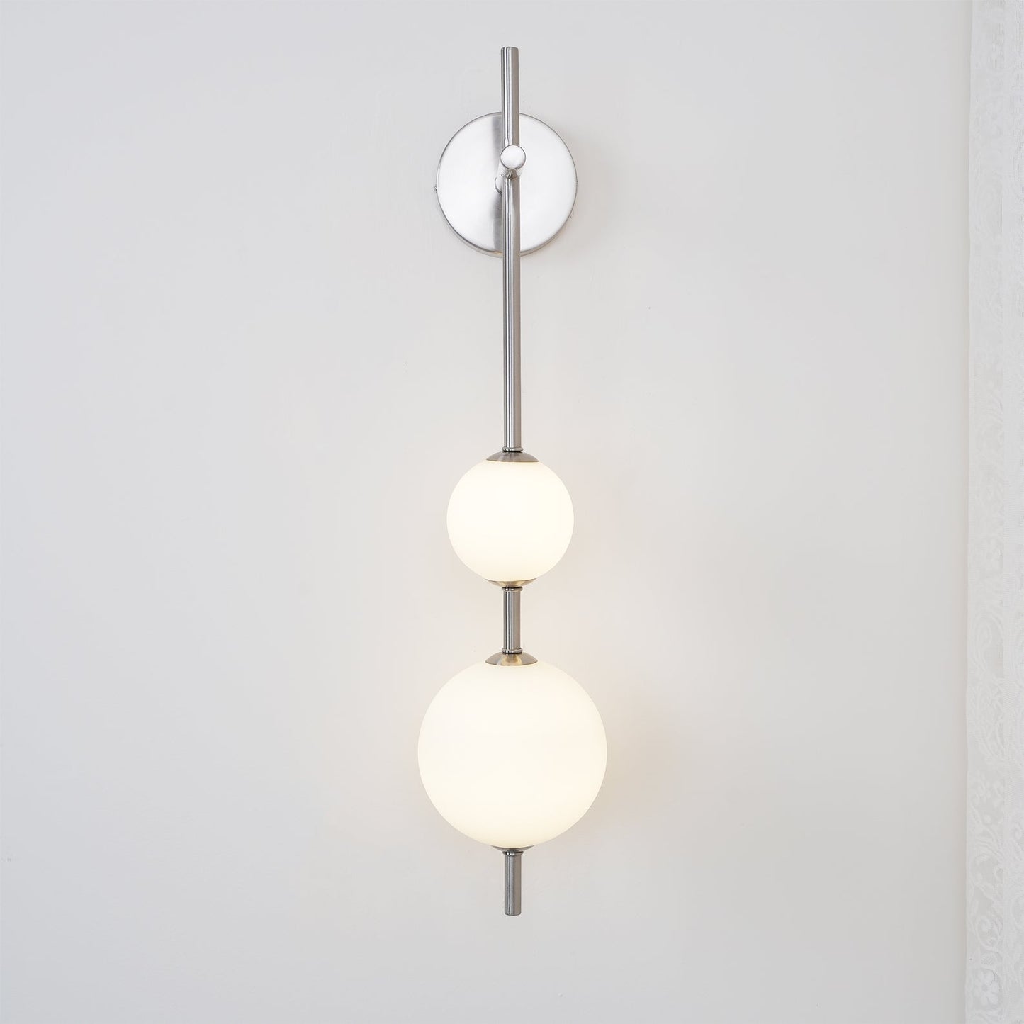 Stacked Globe Wall Sconce
