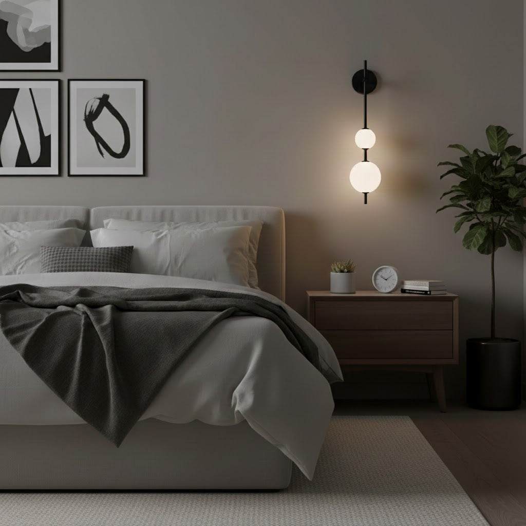 Stacked Globe Wall Sconce