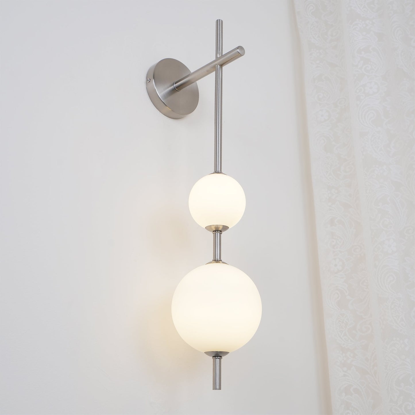 Stacked Globe Wall Sconce