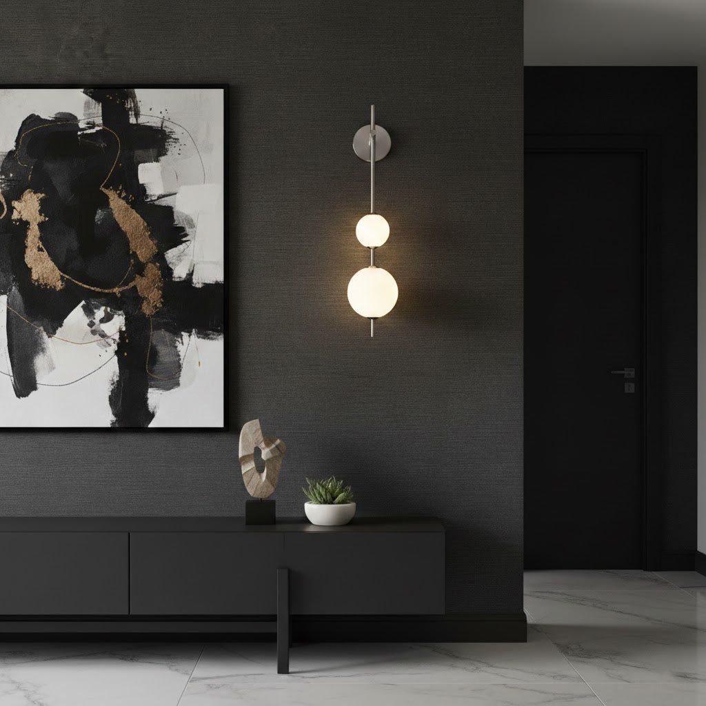 Stacked Globe Wall Sconce