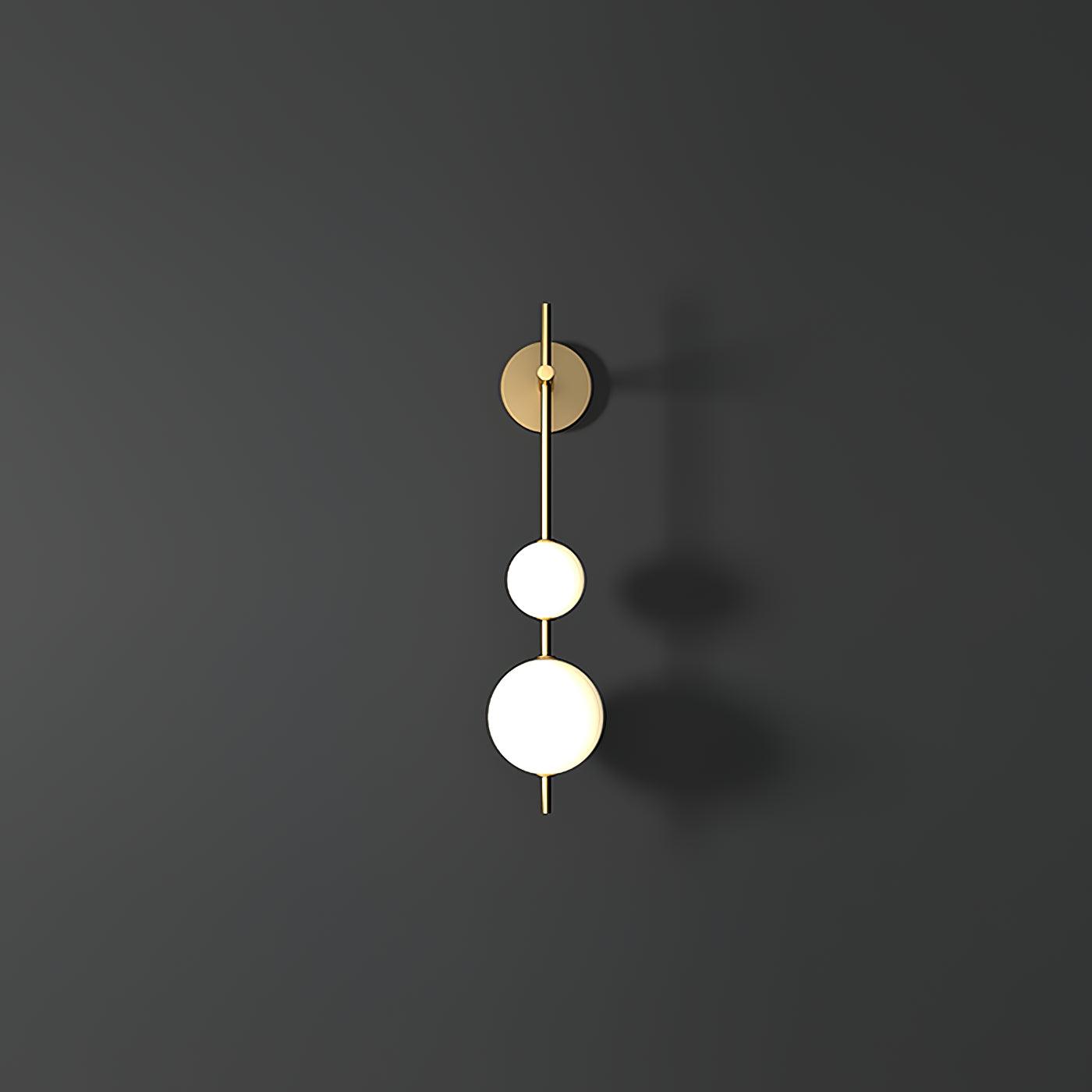 Stacked Globe Wall Sconce