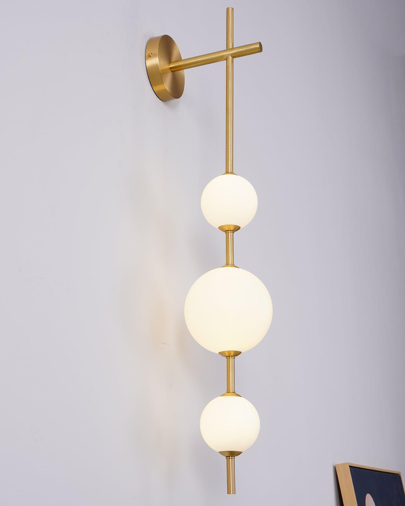 Stacked Globe Wall Sconce