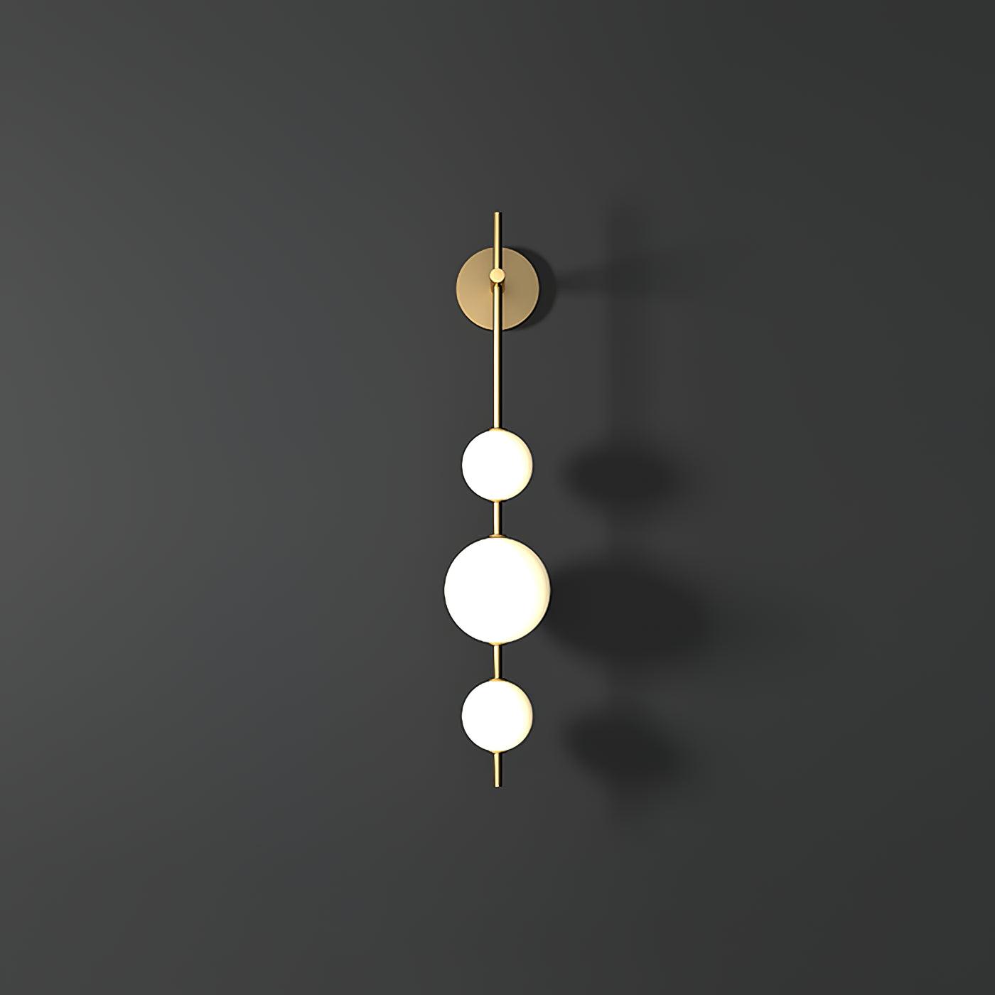 Stacked Globe Wall Sconce