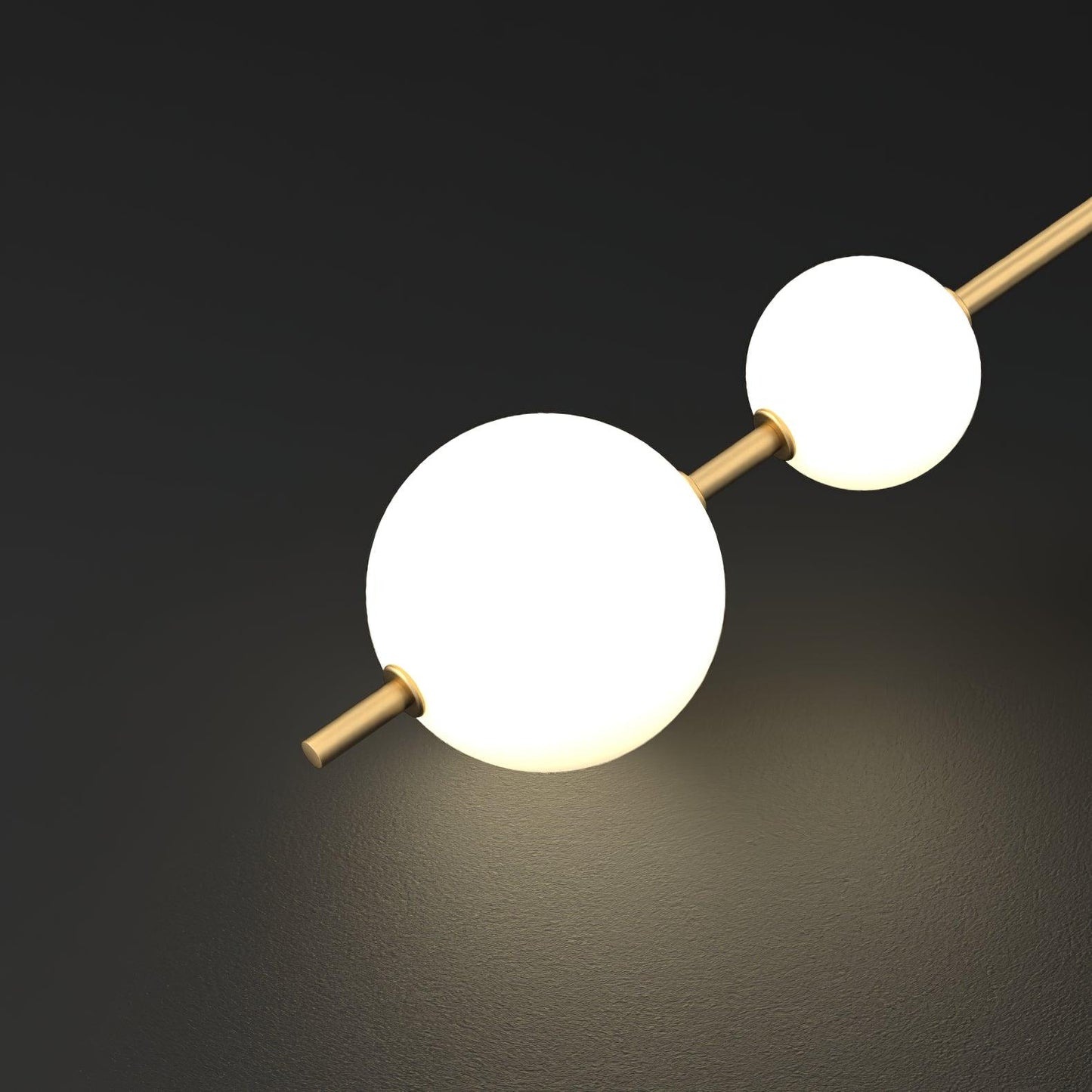 Stacked Globe Wall Sconce
