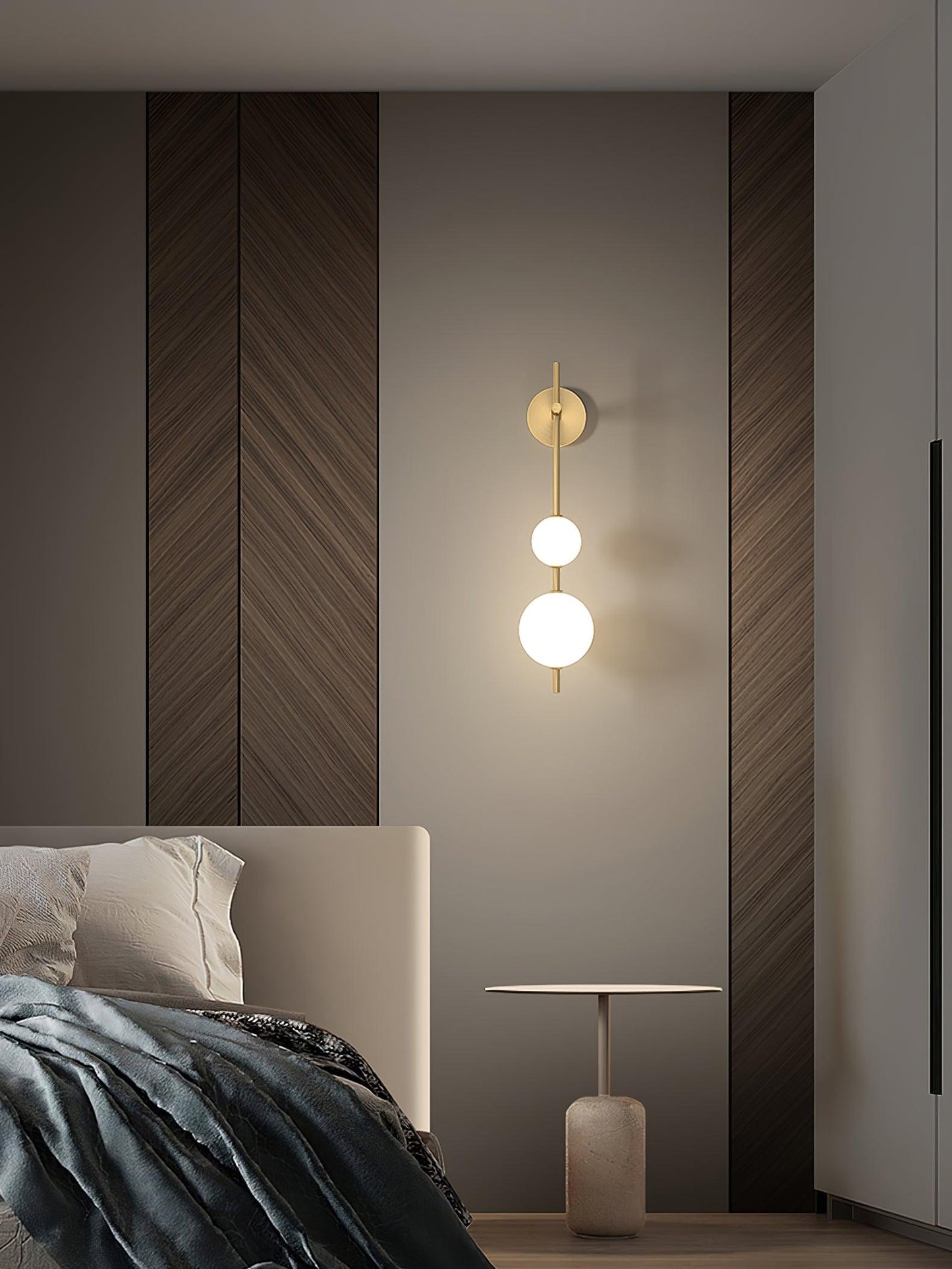 Stacked Globe Wall Sconce