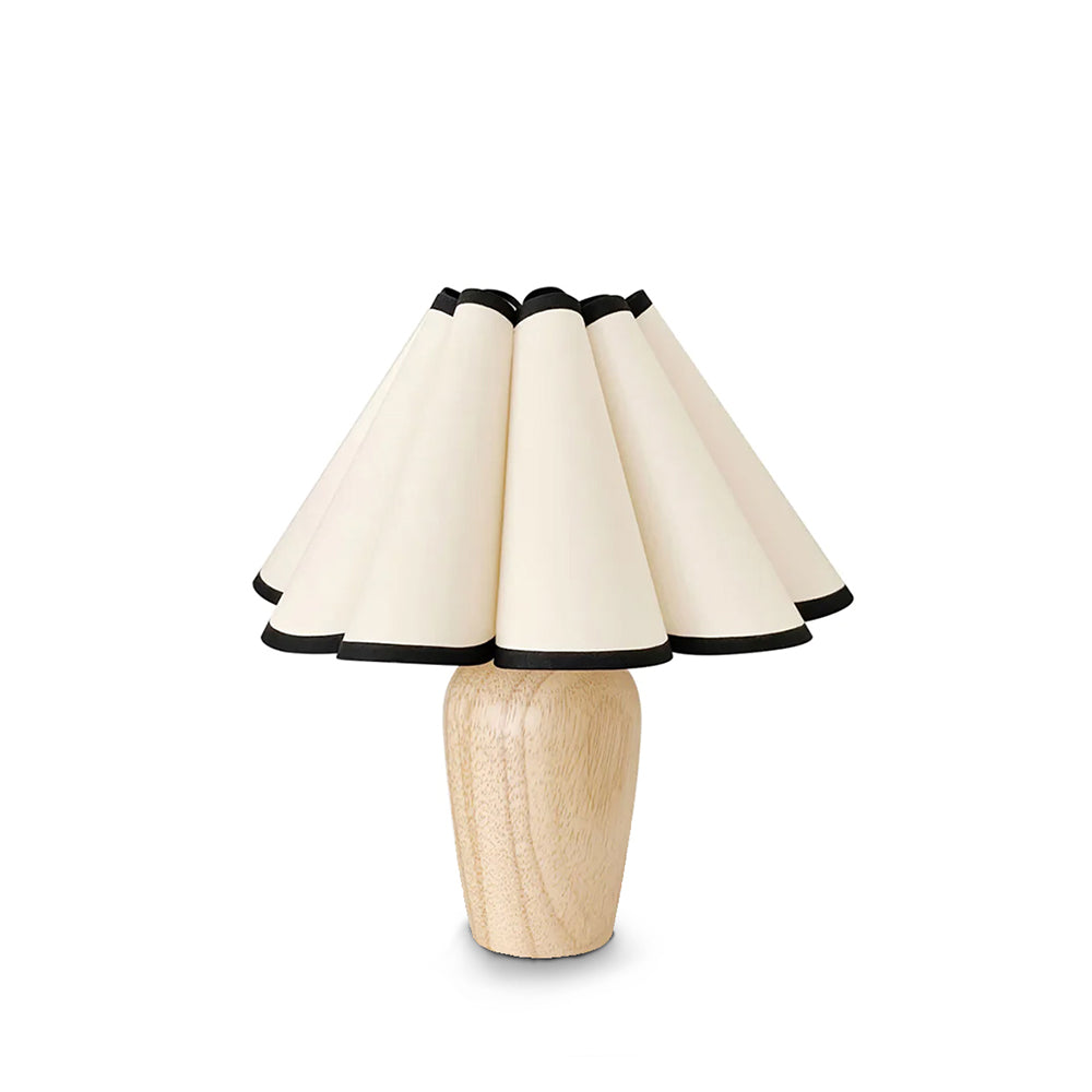 Pleated Shade Cordless Table Lamp