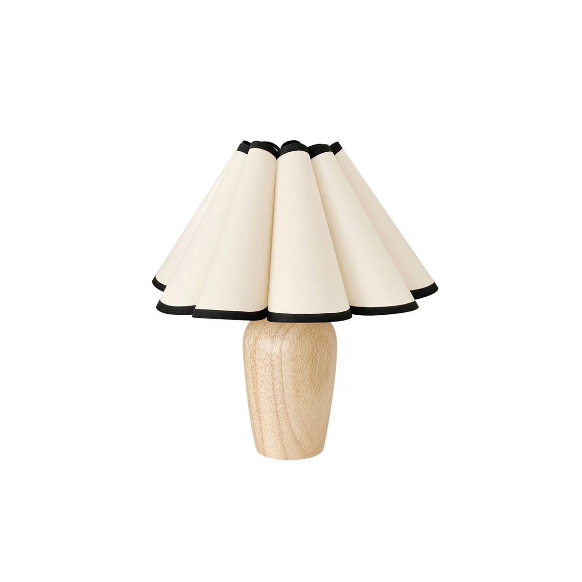 Pleated Shade Cordless Table Lamp