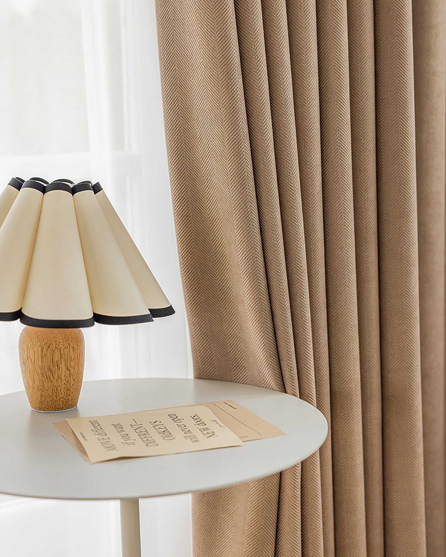 Pleated Shade Cordless Table Lamp