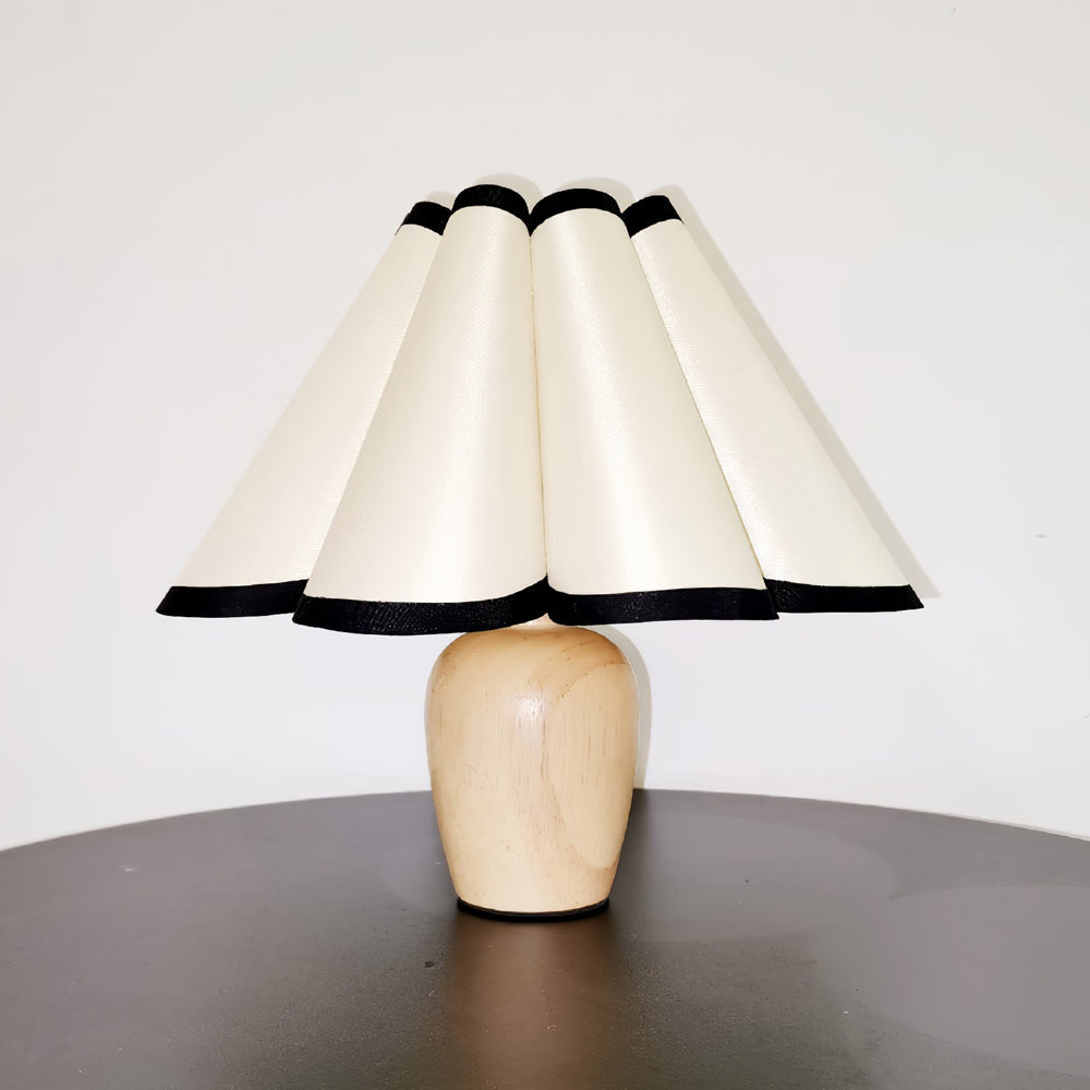 Pleated Shade Cordless Table Lamp