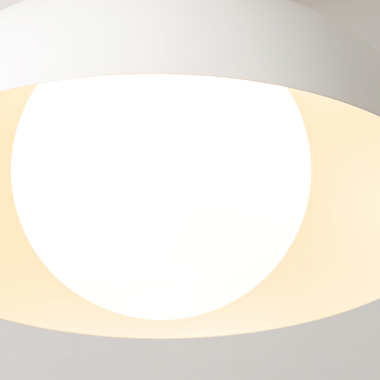 Sculptural Dome Semi-Flush Ceiling Light