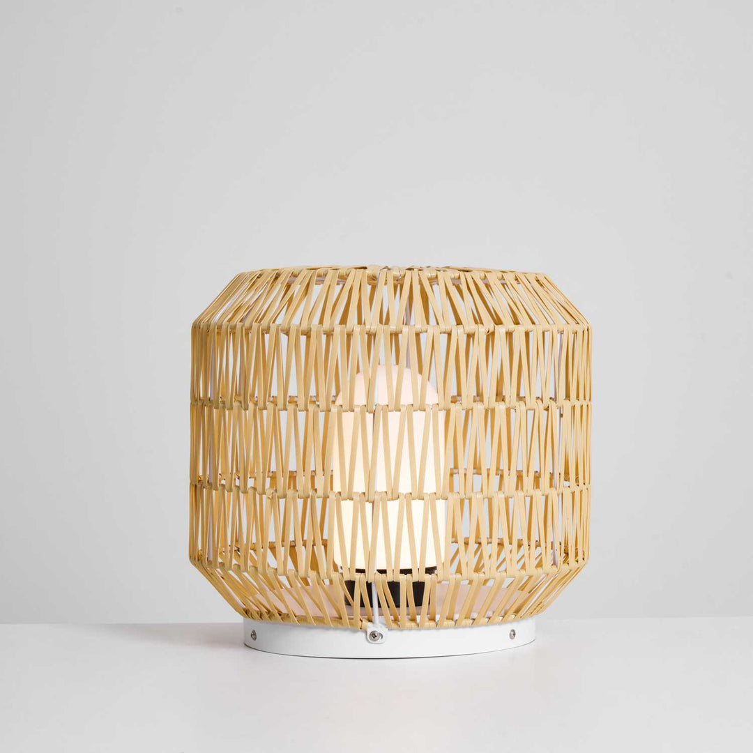 Woven Rattan Outdoor Lamp