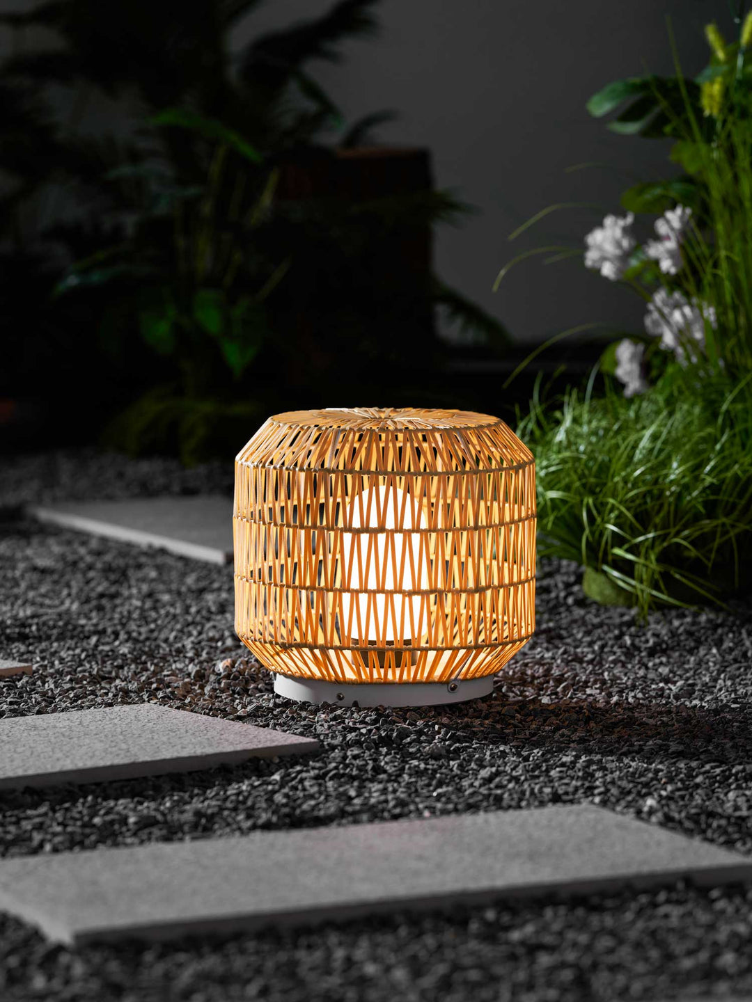 Woven Rattan Outdoor Lamp